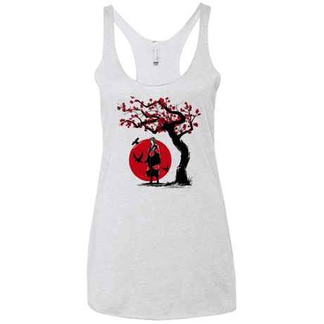 T-Shirts Heather White / X-Small Ninja under the sun Women's Triblend Racerback Tank