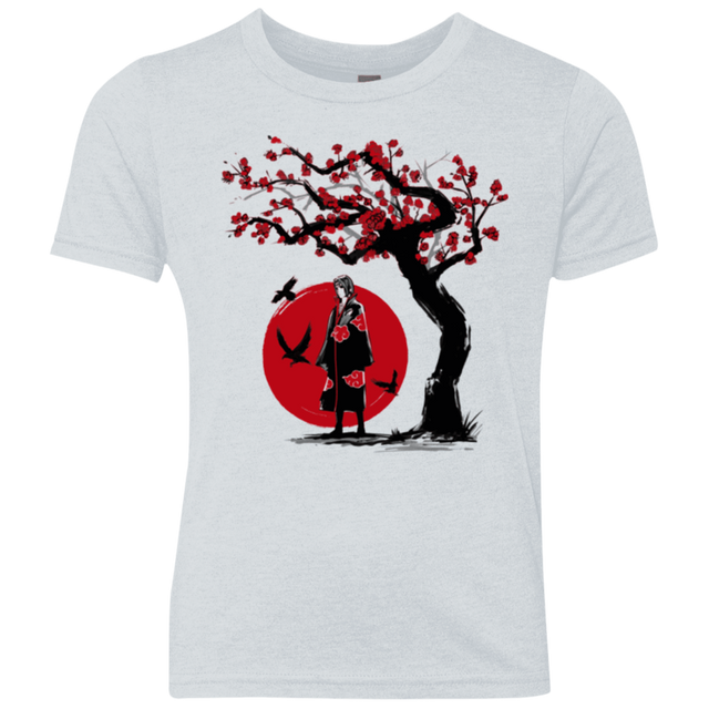 T-Shirts Heather White / YXS Ninja under the sun Youth Triblend T-Shirt