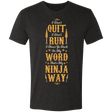 T-Shirts Vintage Black / S Ninja Way Men's Triblend T-Shirt