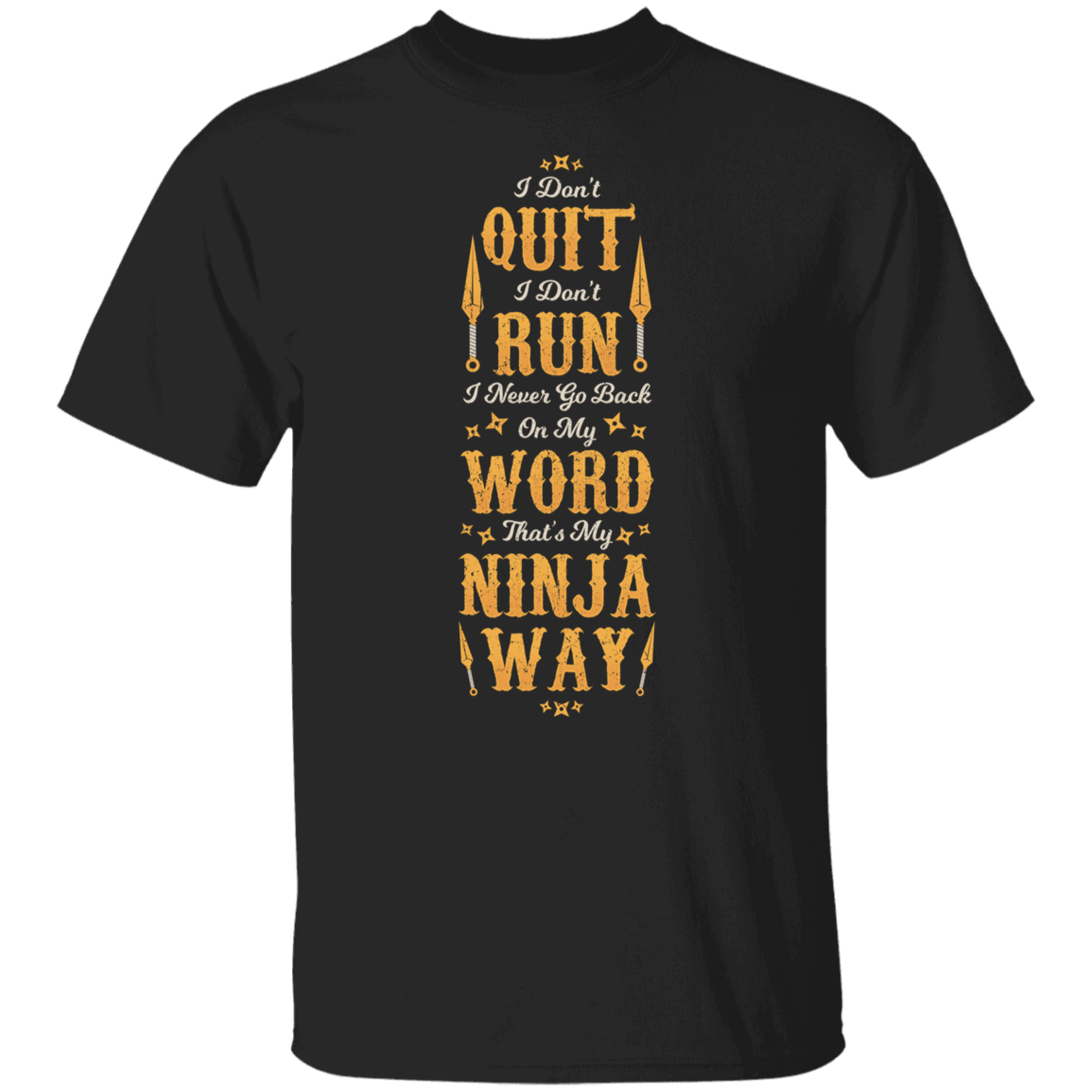 T-Shirts Black / S Ninja Way T-Shirt