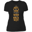 T-Shirts Black / X-Small Ninja Way Women's Premium T-Shirt