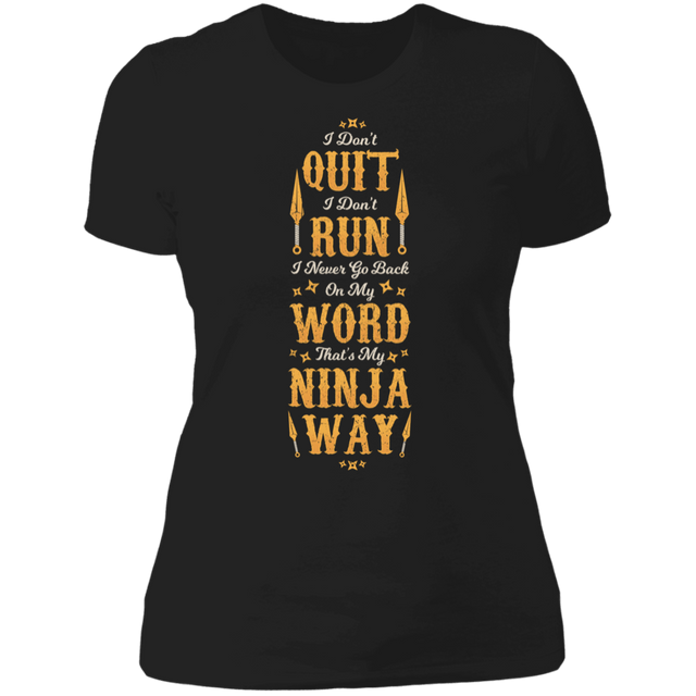 T-Shirts Black / X-Small Ninja Way Women's Premium T-Shirt