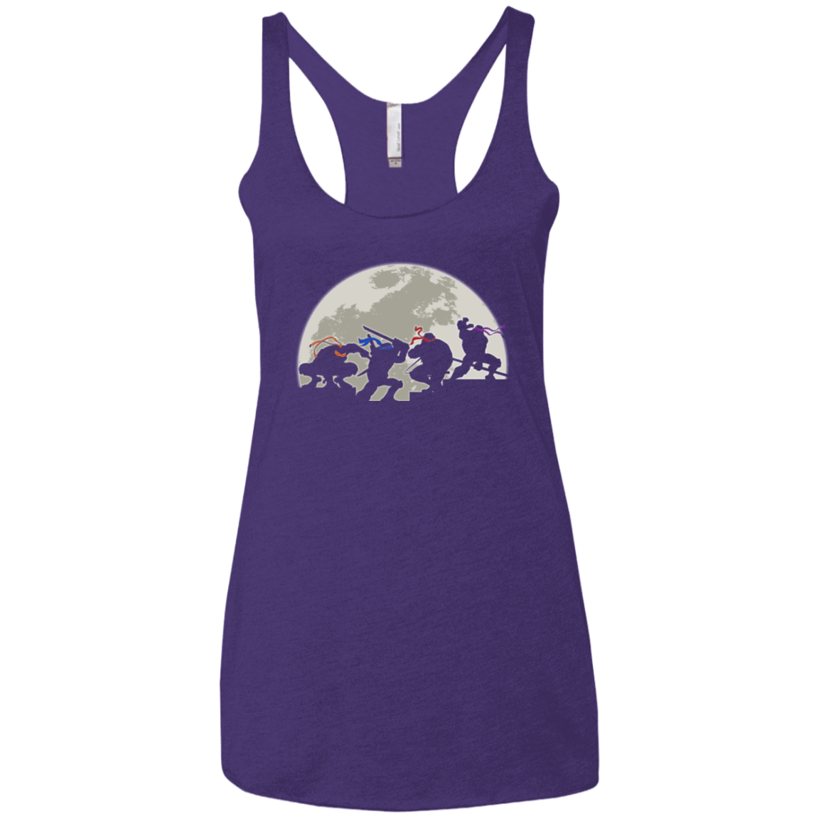T-Shirts Purple / X-Small Ninja Women's Triblend Racerback Tank