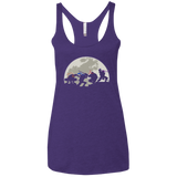 T-Shirts Purple / X-Small Ninja Women's Triblend Racerback Tank