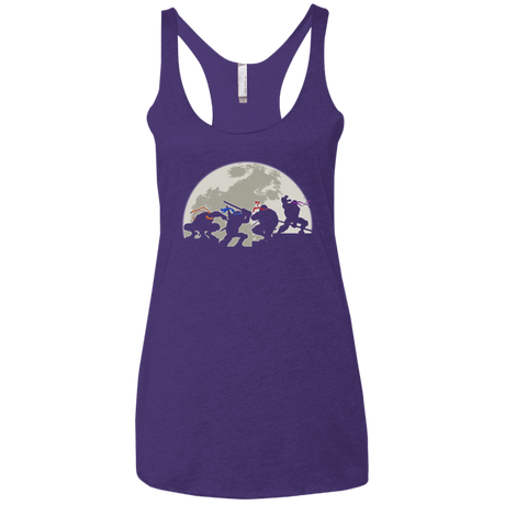 T-Shirts Purple / X-Small Ninja Women's Triblend Racerback Tank