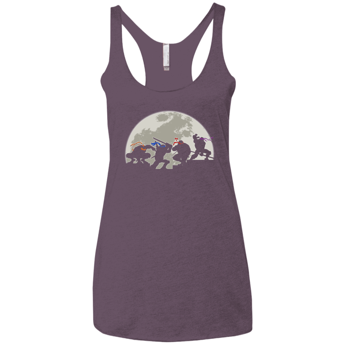 T-Shirts Vintage Purple / X-Small Ninja Women's Triblend Racerback Tank