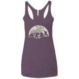 T-Shirts Vintage Purple / X-Small Ninja Women's Triblend Racerback Tank