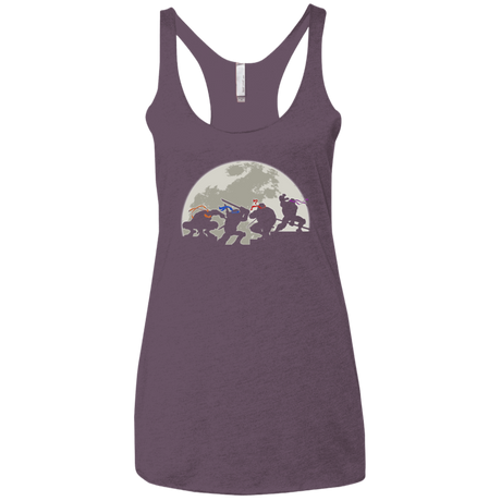 T-Shirts Vintage Purple / X-Small Ninja Women's Triblend Racerback Tank