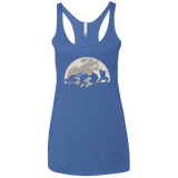 T-Shirts Vintage Royal / X-Small Ninja Women's Triblend Racerback Tank