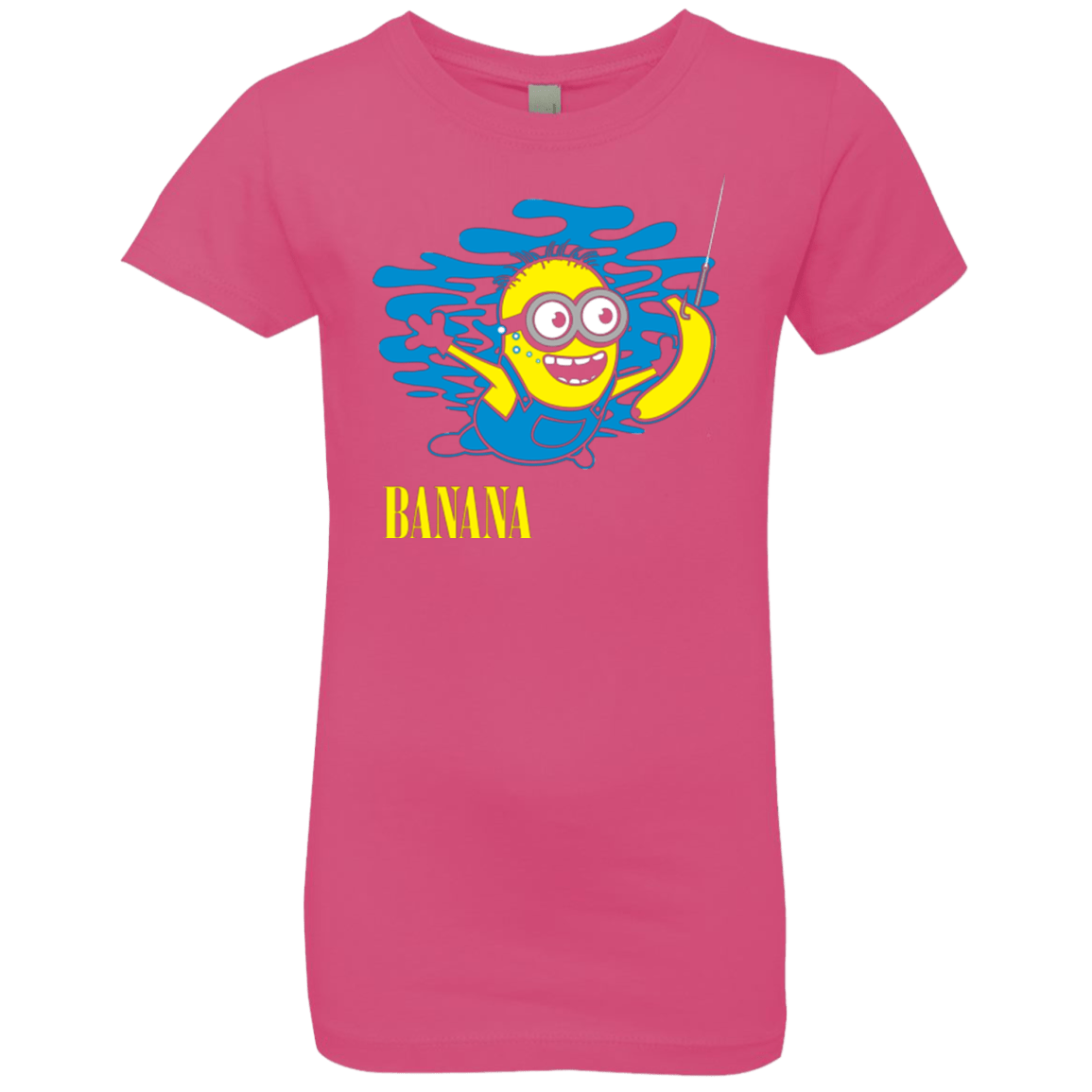 T-Shirts Hot Pink / YXS Nirvana Banana Girls Premium T-Shirt