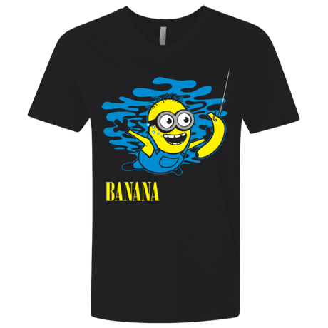 T-Shirts Black / X-Small Nirvana Banana Men's Premium V-Neck