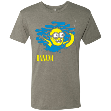 T-Shirts Venetian Grey / Small Nirvana Banana Men's Triblend T-Shirt