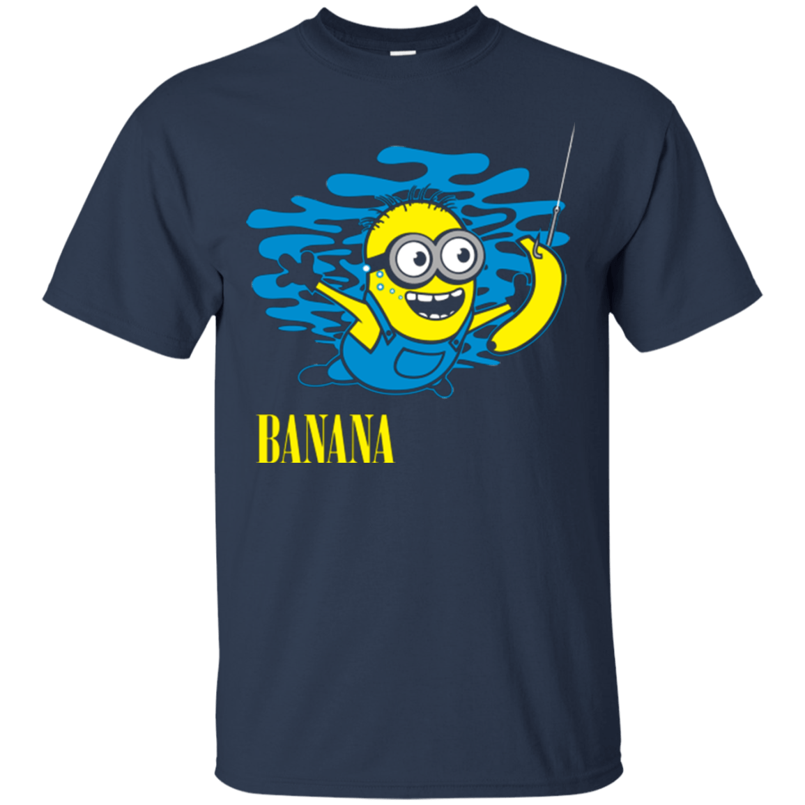 T-Shirts Navy / Small Nirvana Banana T-Shirt