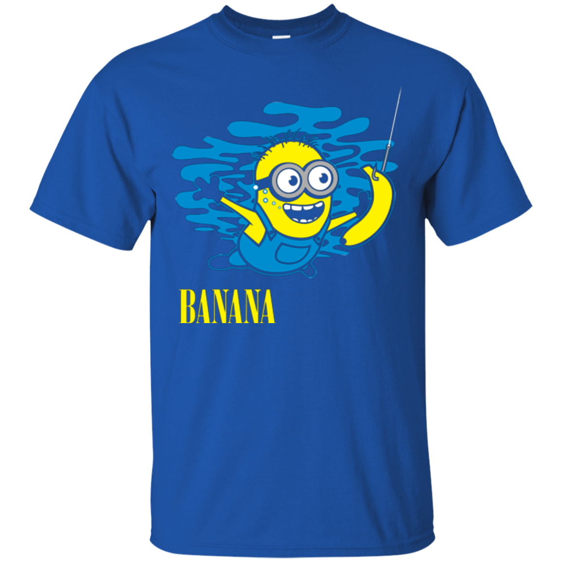 T-Shirts Royal / Small Nirvana Banana T-Shirt