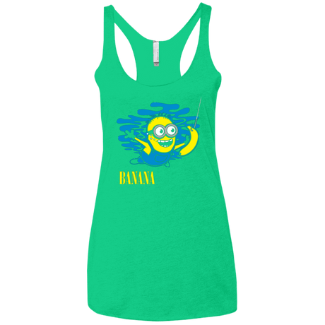 T-Shirts Envy / X-Small Nirvana Banana Women's Triblend Racerback Tank