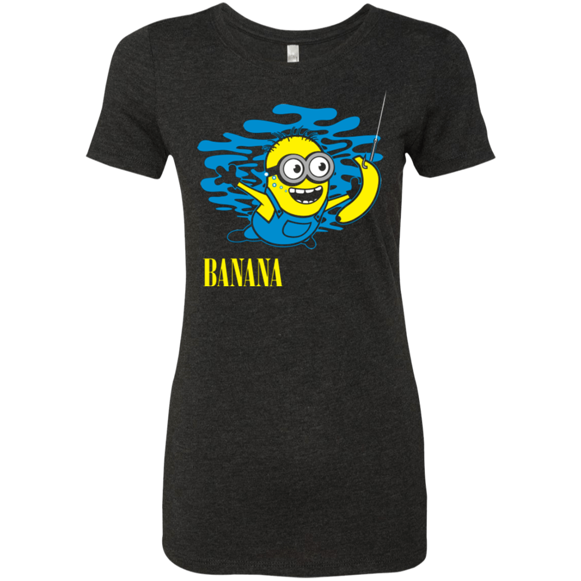 T-Shirts Vintage Black / Small Nirvana Banana Women's Triblend T-Shirt