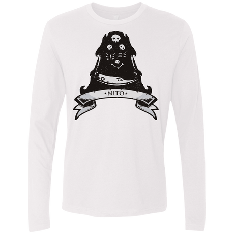 T-Shirts White / Small Nito Men's Premium Long Sleeve