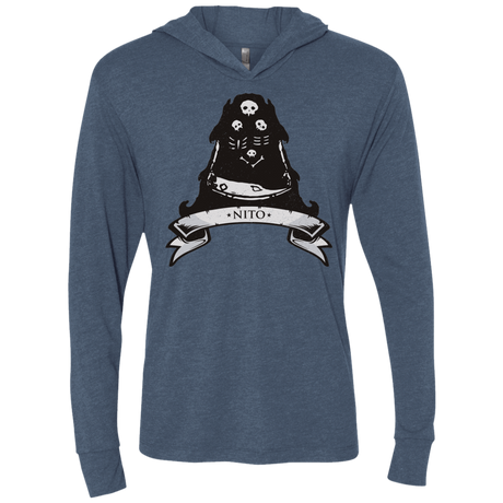 T-Shirts Indigo / X-Small Nito Triblend Long Sleeve Hoodie Tee