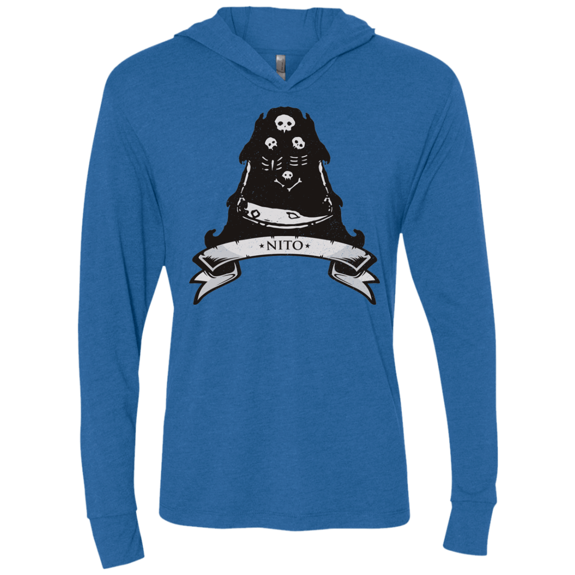 T-Shirts Vintage Royal / X-Small Nito Triblend Long Sleeve Hoodie Tee