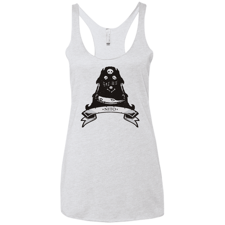 T-Shirts Heather White / X-Small Nito Women's Triblend Racerback Tank