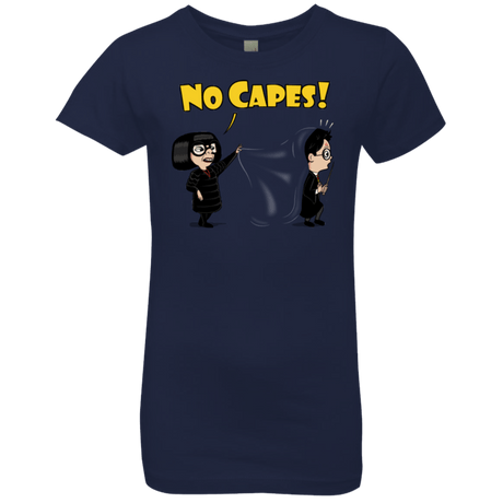 T-Shirts Midnight Navy / YXS No Capes Girls Premium T-Shirt
