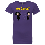 T-Shirts Purple Rush / YXS No Capes Girls Premium T-Shirt