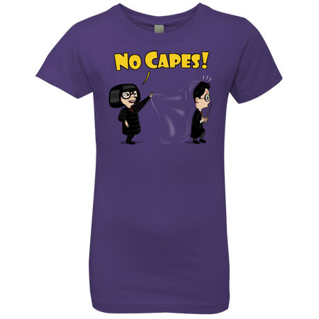 T-Shirts Purple Rush / YXS No Capes Girls Premium T-Shirt