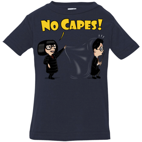 T-Shirts Navy / 6 Months No Capes Infant Premium T-Shirt