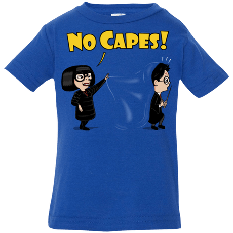 T-Shirts Royal / 6 Months No Capes Infant Premium T-Shirt