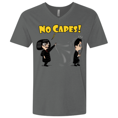 T-Shirts Heavy Metal / X-Small No Capes Men's Premium V-Neck