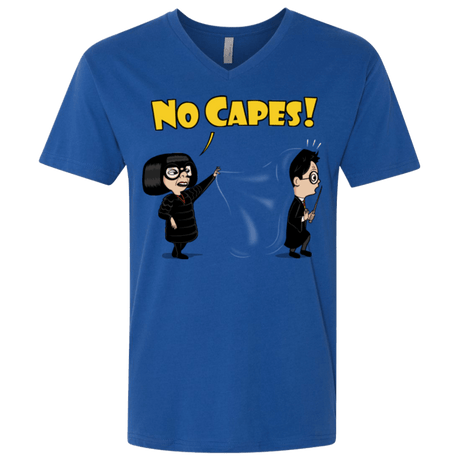 T-Shirts Royal / X-Small No Capes Men's Premium V-Neck