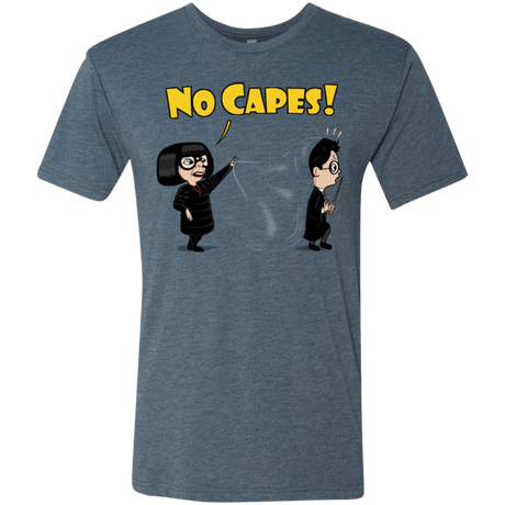 T-Shirts Indigo / Small No Capes Men's Triblend T-Shirt