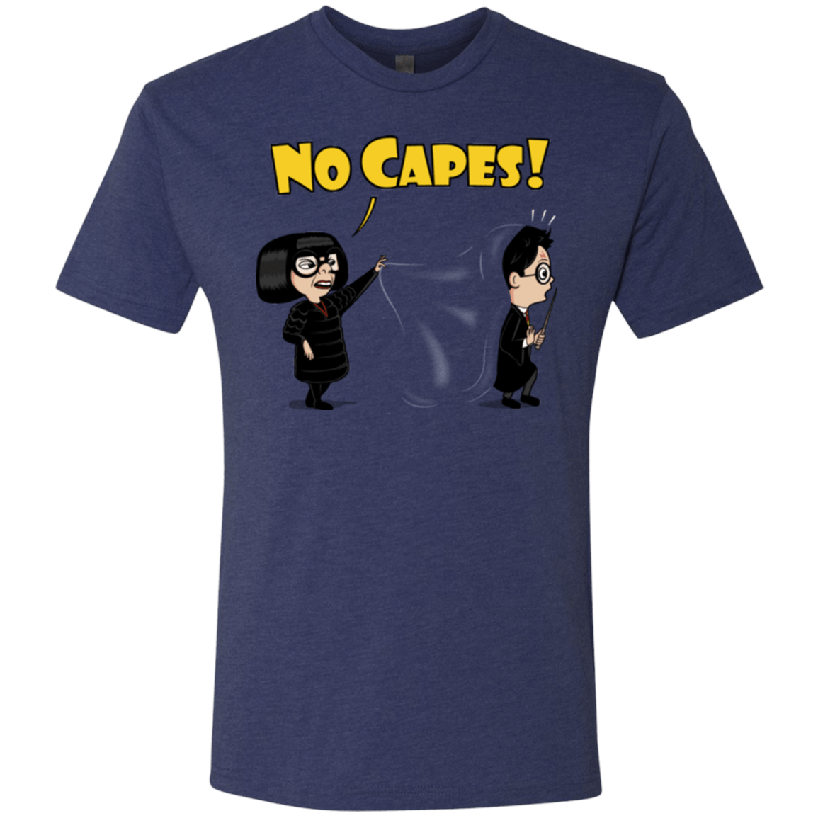 T-Shirts Vintage Navy / Small No Capes Men's Triblend T-Shirt