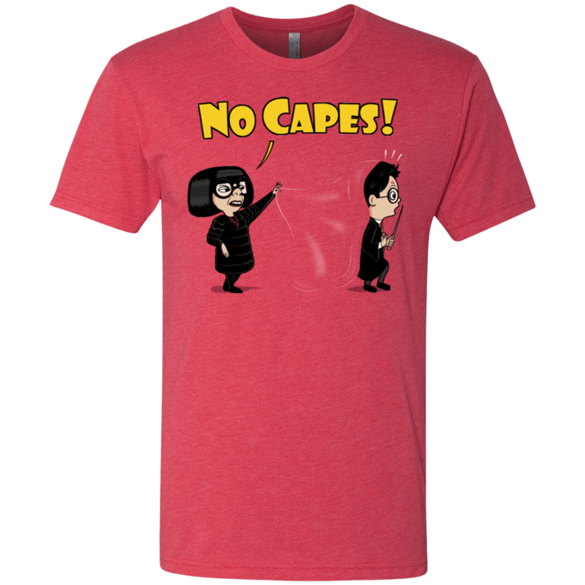 T-Shirts Vintage Red / Small No Capes Men's Triblend T-Shirt