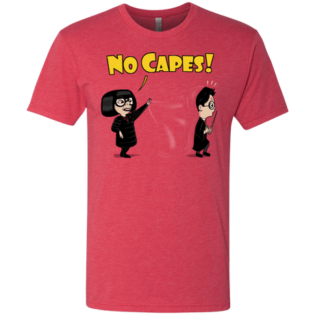 T-Shirts Vintage Red / Small No Capes Men's Triblend T-Shirt