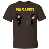 T-Shirts Dark Chocolate / Small No Capes T-Shirt