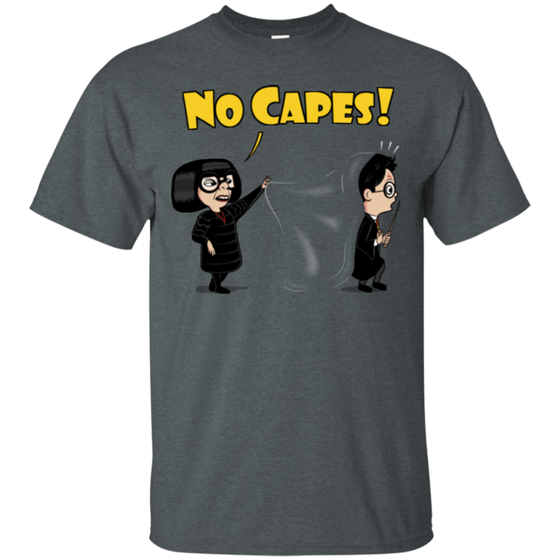 T-Shirts Dark Heather / Small No Capes T-Shirt