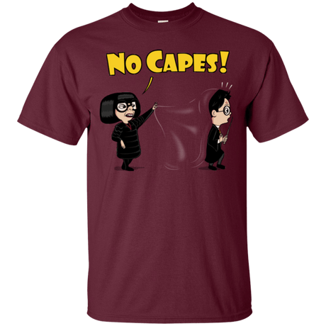 T-Shirts Maroon / Small No Capes T-Shirt