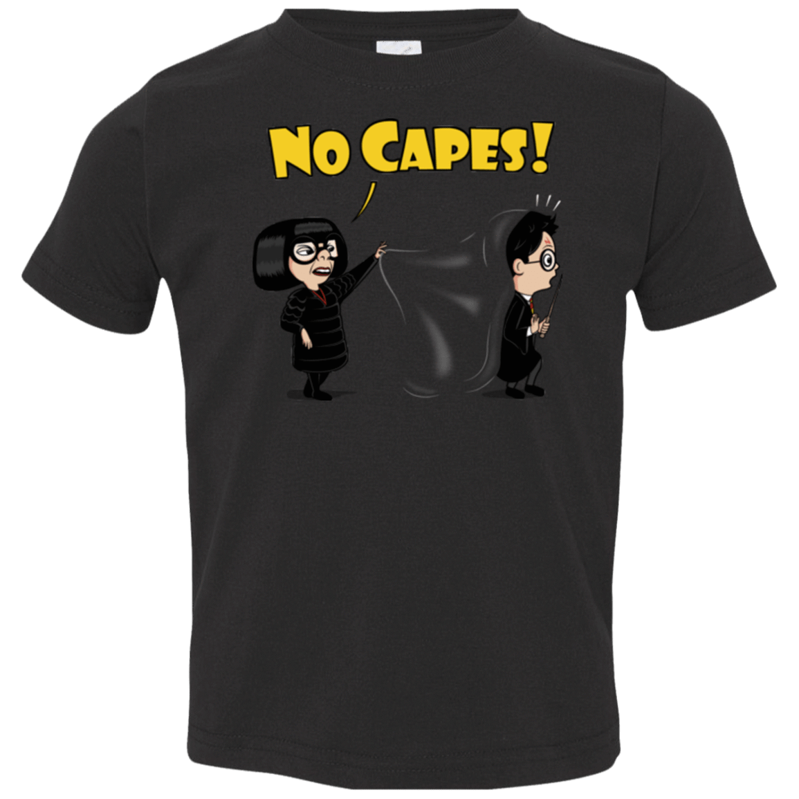 T-Shirts Black / 2T No Capes Toddler Premium T-Shirt