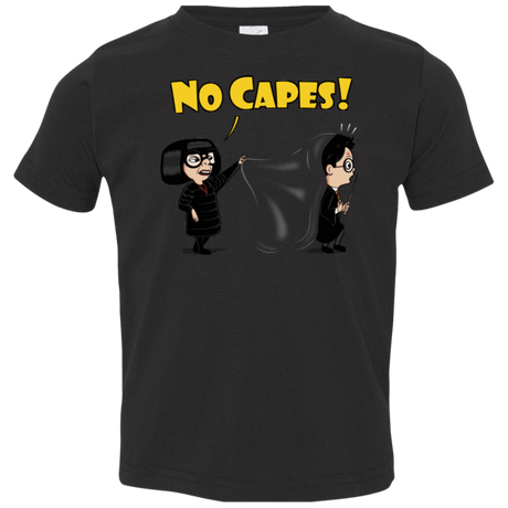 T-Shirts Black / 2T No Capes Toddler Premium T-Shirt