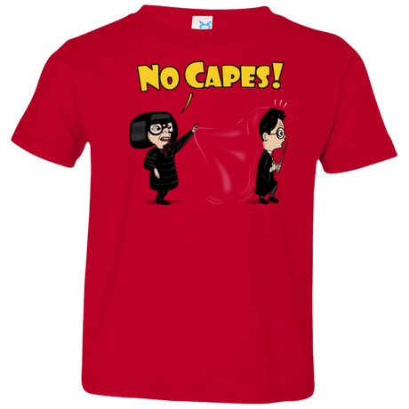 T-Shirts Red / 2T No Capes Toddler Premium T-Shirt