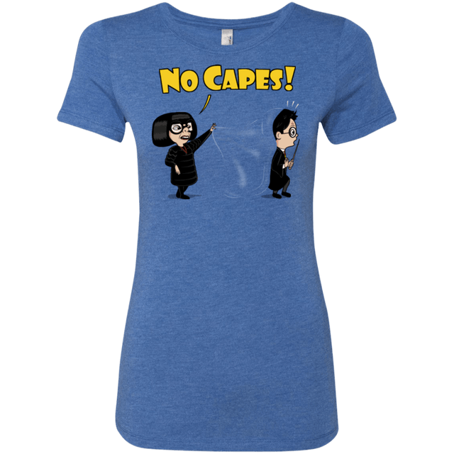 T-Shirts Vintage Royal / Small No Capes Women's Triblend T-Shirt