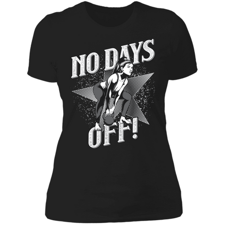 T-Shirts Black / X-Small No Days Off Women's Premium T-Shirt