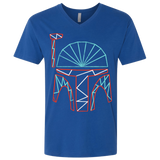 T-Shirts Royal / X-Small No Distintergrations Men's Premium V-Neck