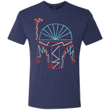 T-Shirts Vintage Navy / S No Distintergrations Men's Triblend T-Shirt