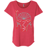 No Distintergrations Triblend Dolman Sleeve