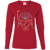 T-Shirts Red / S No Distintergrations Women's Long Sleeve T-Shirt