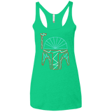 No Distintergrations Women's Triblend Racerback Tank