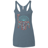 No Distintergrations Women's Triblend Racerback Tank