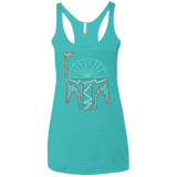 No Distintergrations Women's Triblend Racerback Tank